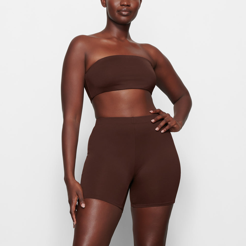 Skims SWIM MID WAIST SHORT Two Pieces Čokoláda | LMFV-19265