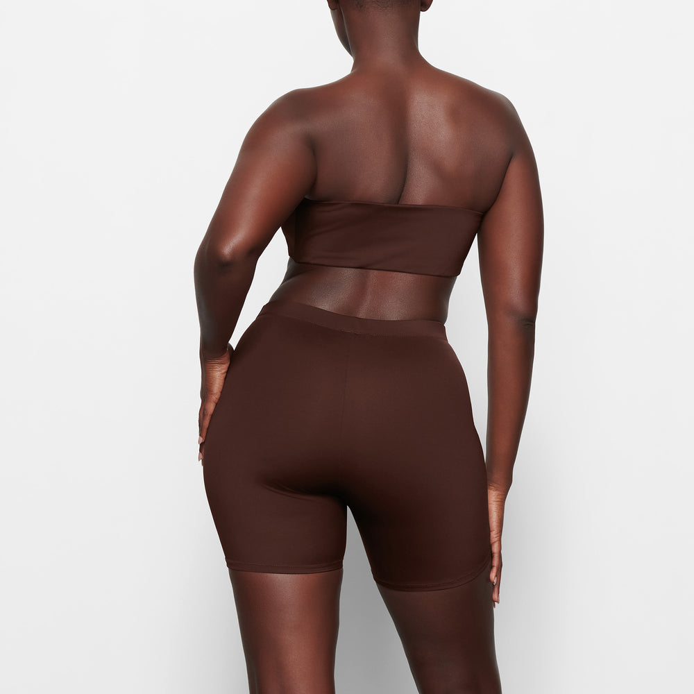 Skims SWIM MID WAIST SHORT Two Pieces Čokoláda | LMFV-19265