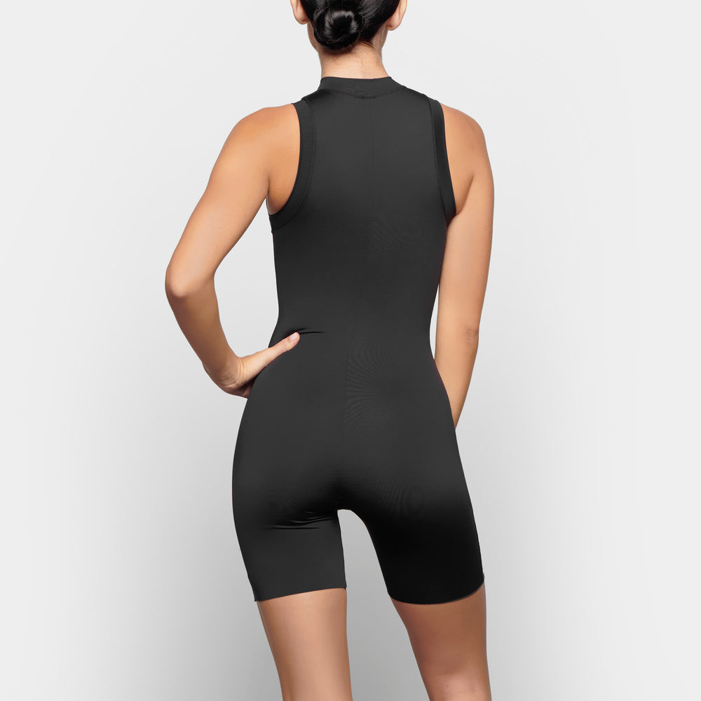 Skims SWIM MOCK NECK CYCLE SUIT One Piece Čierne | AHKR-95176