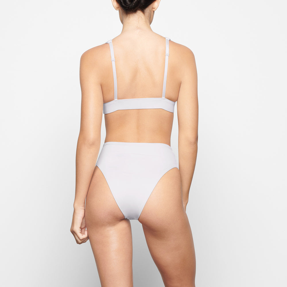 Skims SWIM PLUNGE Bikini Top Biele | DXFY-81962