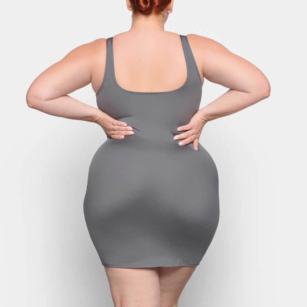 Skims SWIM TANK Dress Tmavo Siva | CRXL-05374