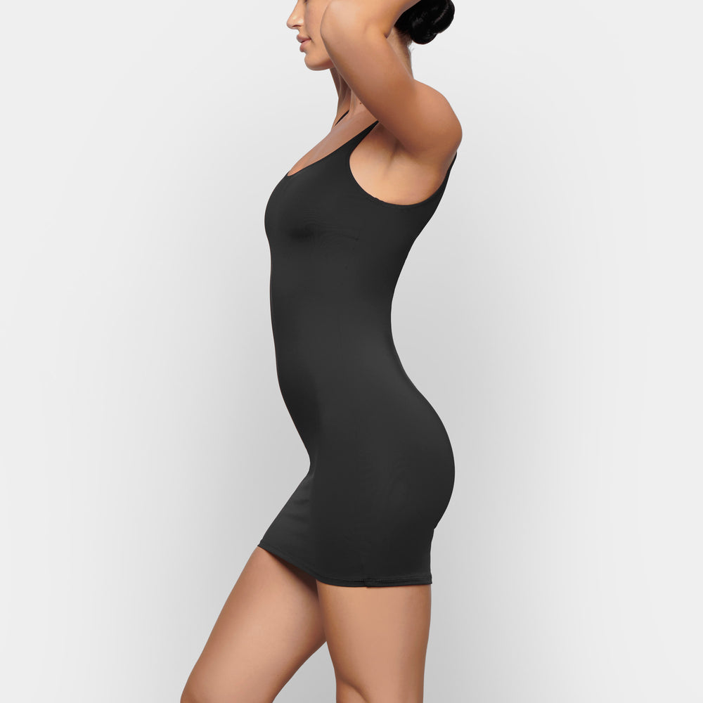 Skims SWIM TANK Dress Čierne | NYIM-98763