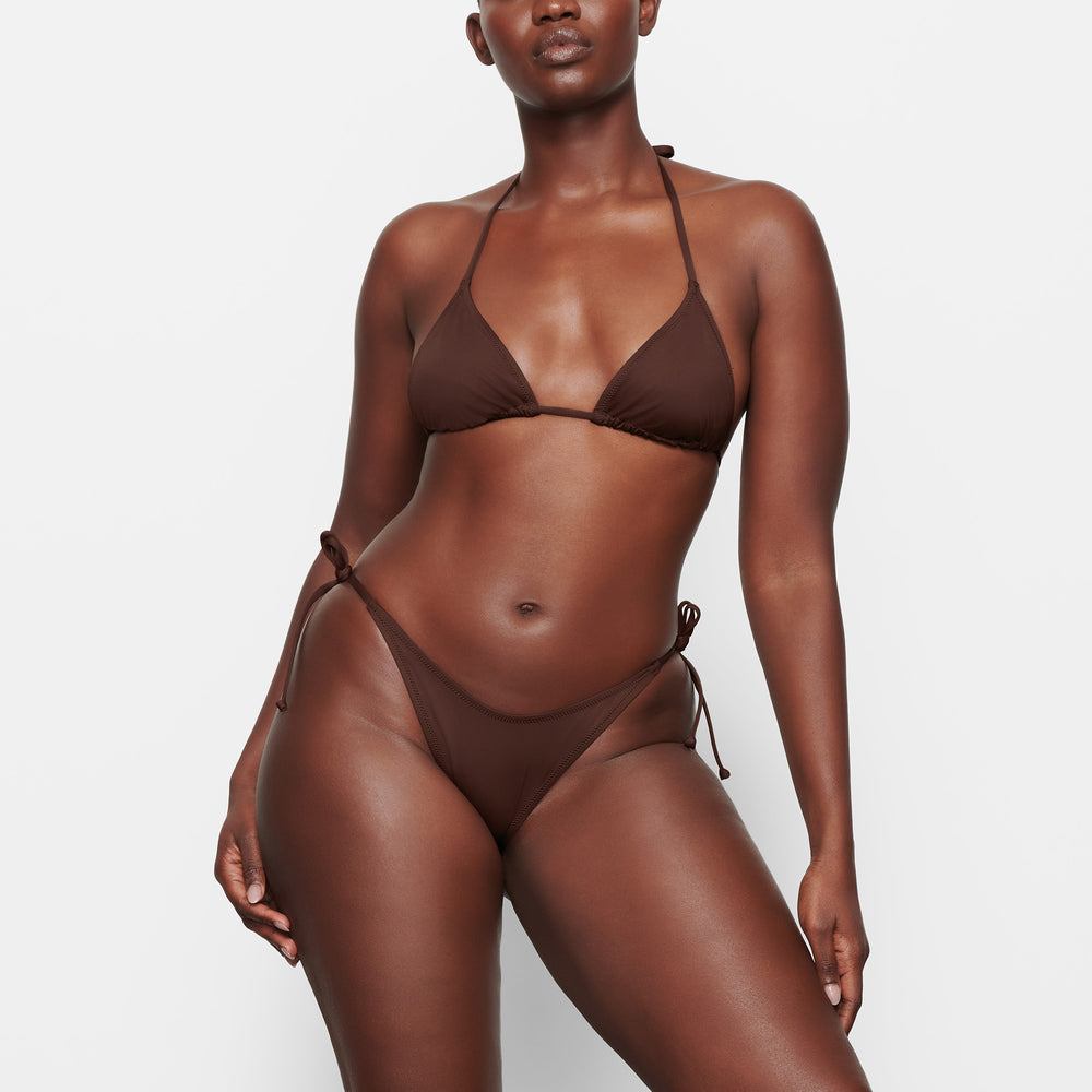 Skims SWIM TRIANGLE TOP Two Pieces Čokoláda | NXCO-75891