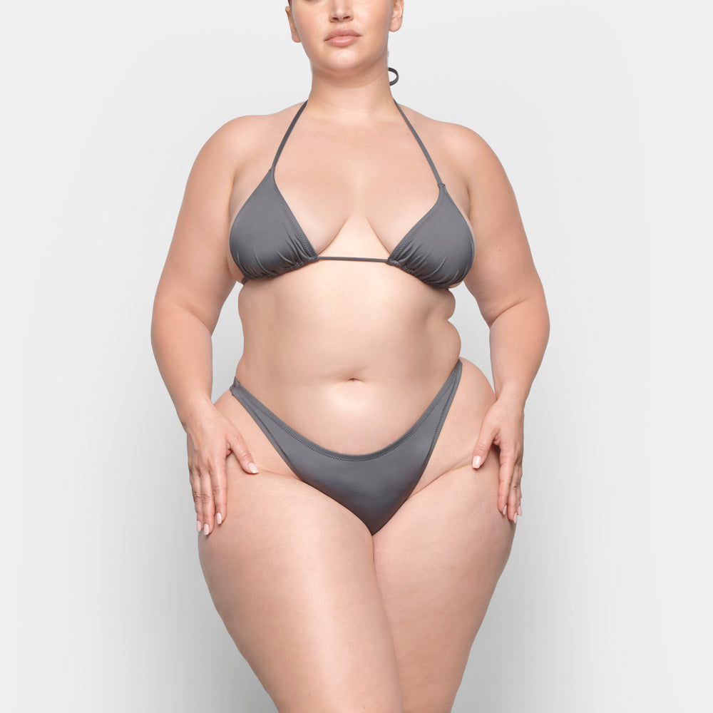 Skims SWIM Thong Tmavo Siva | ZSUA-59270