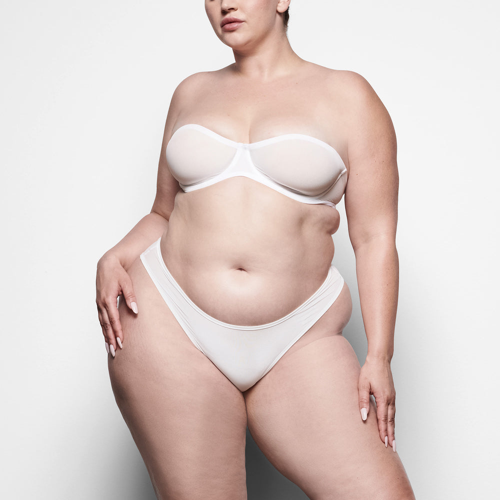Skims ULTRA FINE MESH Bikini Biele | QMKD-57869