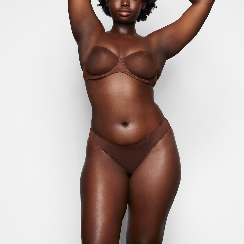 Skims ULTRA FINE MESH Bikini Čokoláda | PCHY-63478