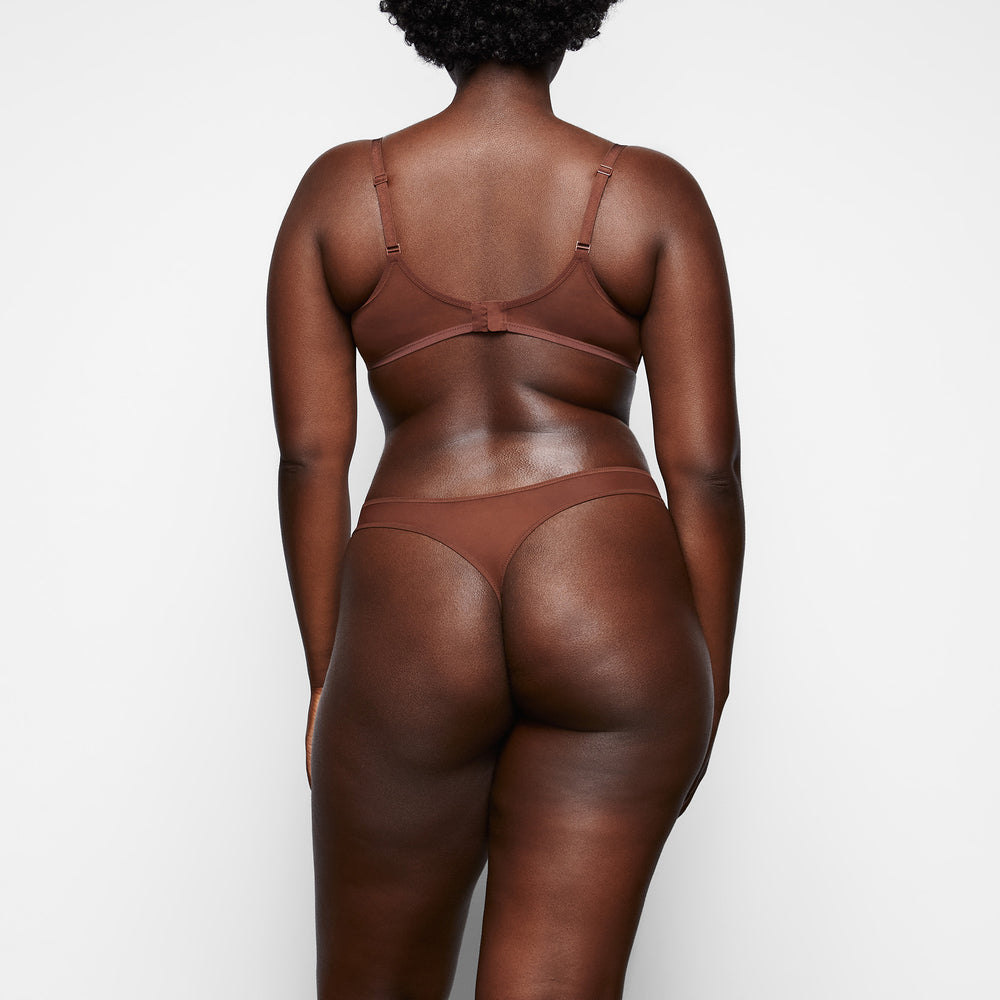 Skims ULTRA FINE MESH TRIANGLE Bralette Čokoláda | HWUL-74615