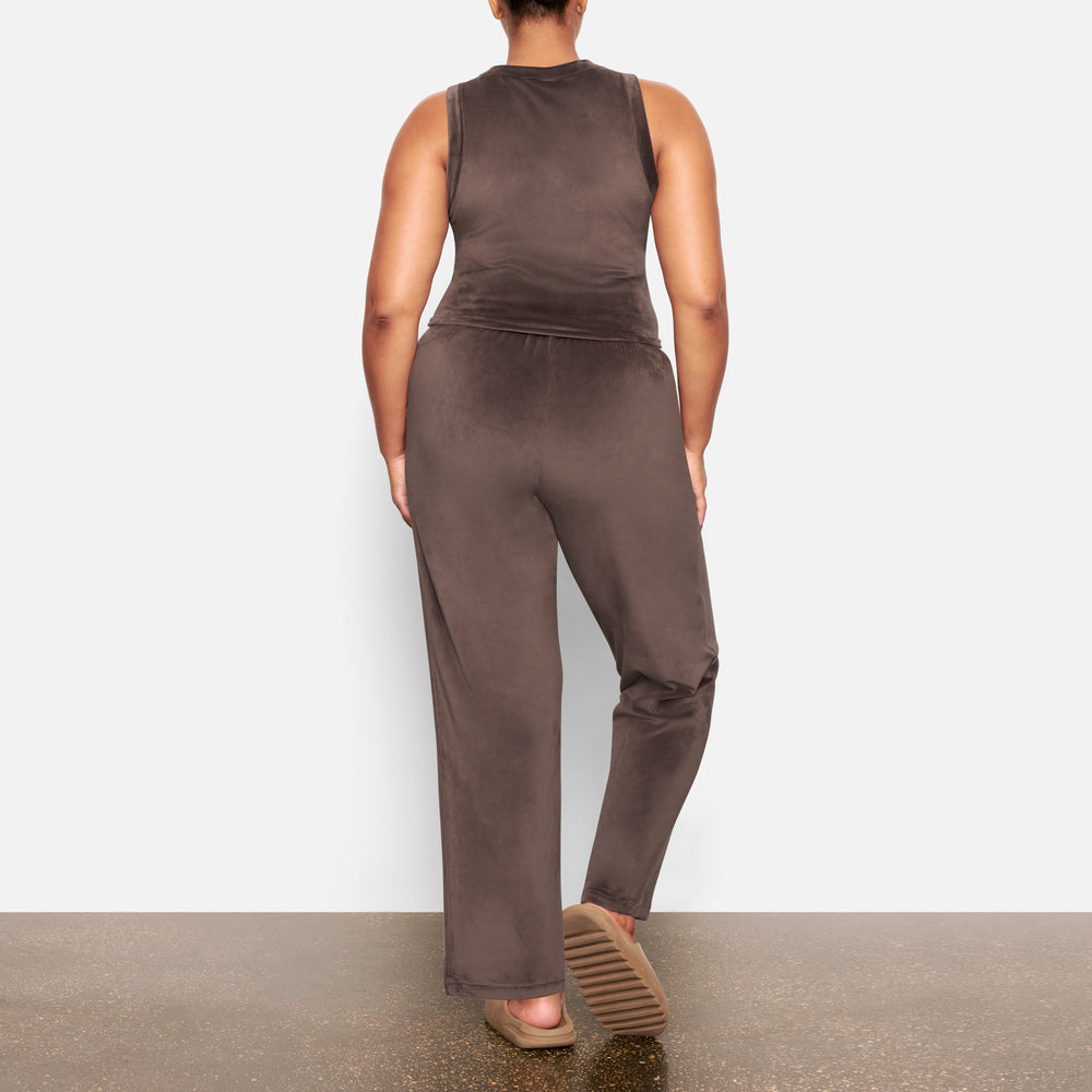 Skims VELOUR CREW NECK Tank Nachový Siva | NBMK-67253