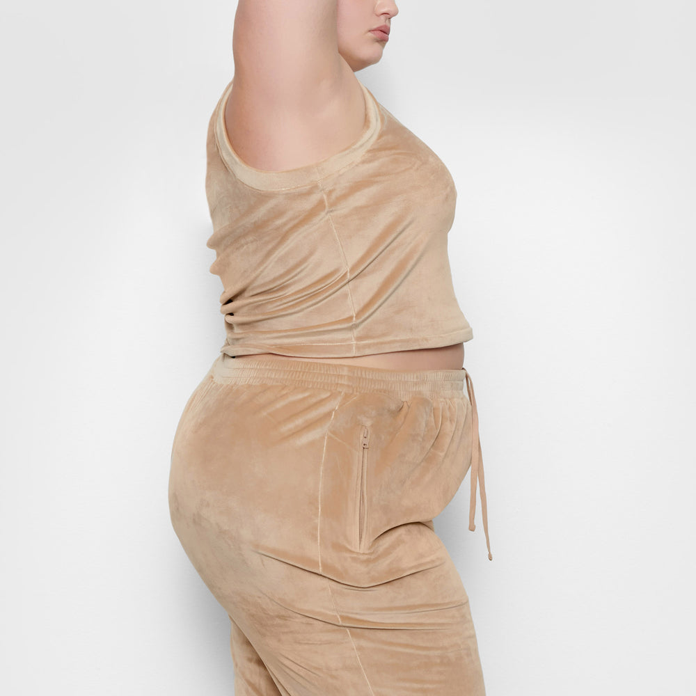 Skims VELOUR CREW NECK Tank Oranžové | BRDT-67590