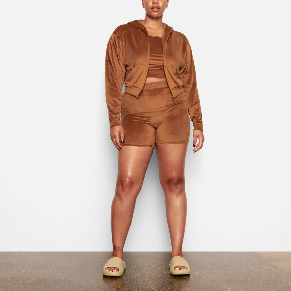 Skims VELOUR Mikina s Kapucnou Meď | FWSX-78261