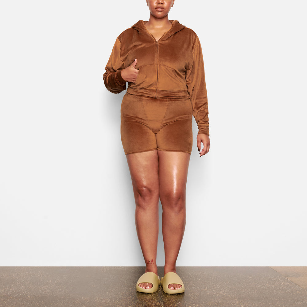 Skims VELOUR Mikina s Kapucnou Meď | FWSX-78261