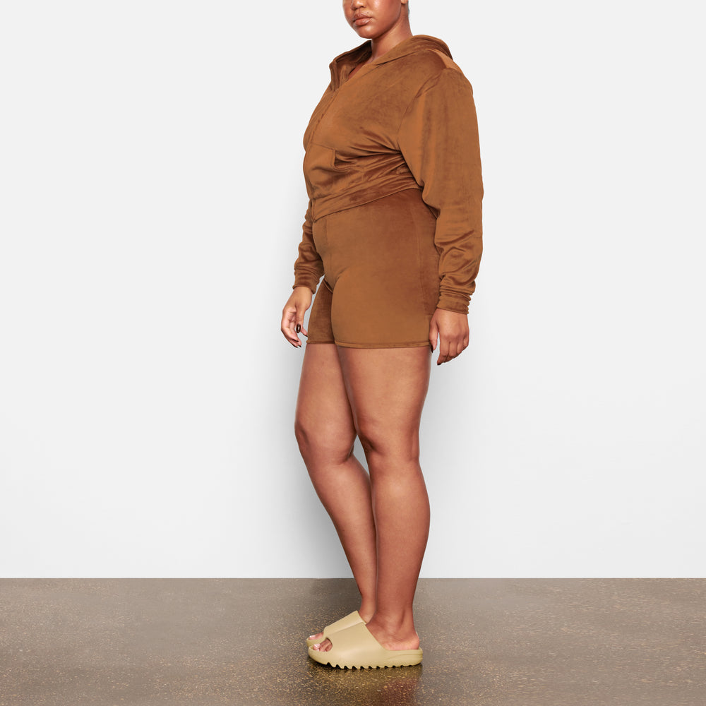 Skims VELOUR Mikina s Kapucnou Meď | FWSX-78261