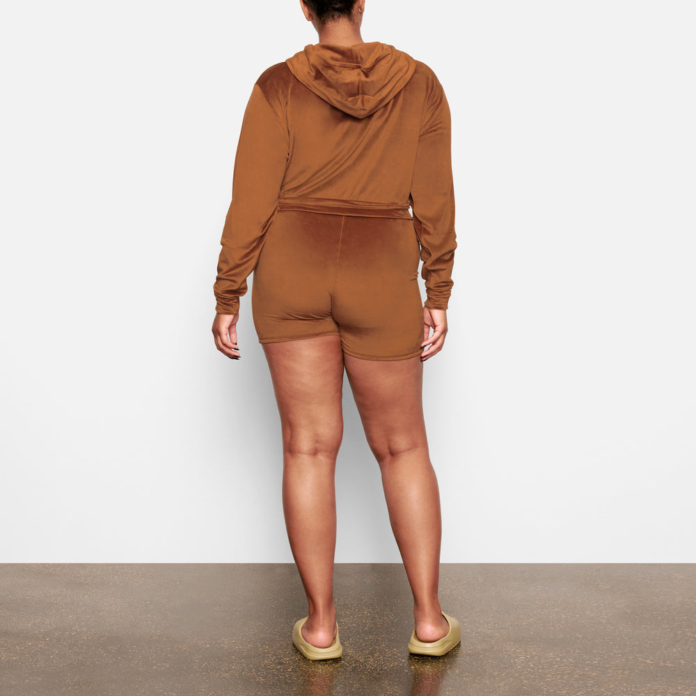 Skims VELOUR Mikina s Kapucnou Meď | FWSX-78261