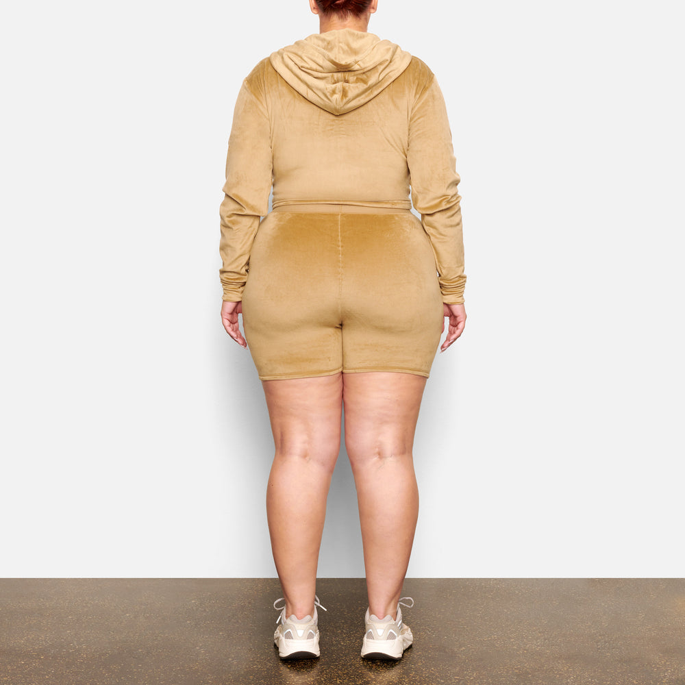 Skims VELOUR Mikina s Kapucnou Zlate | NMBH-79568