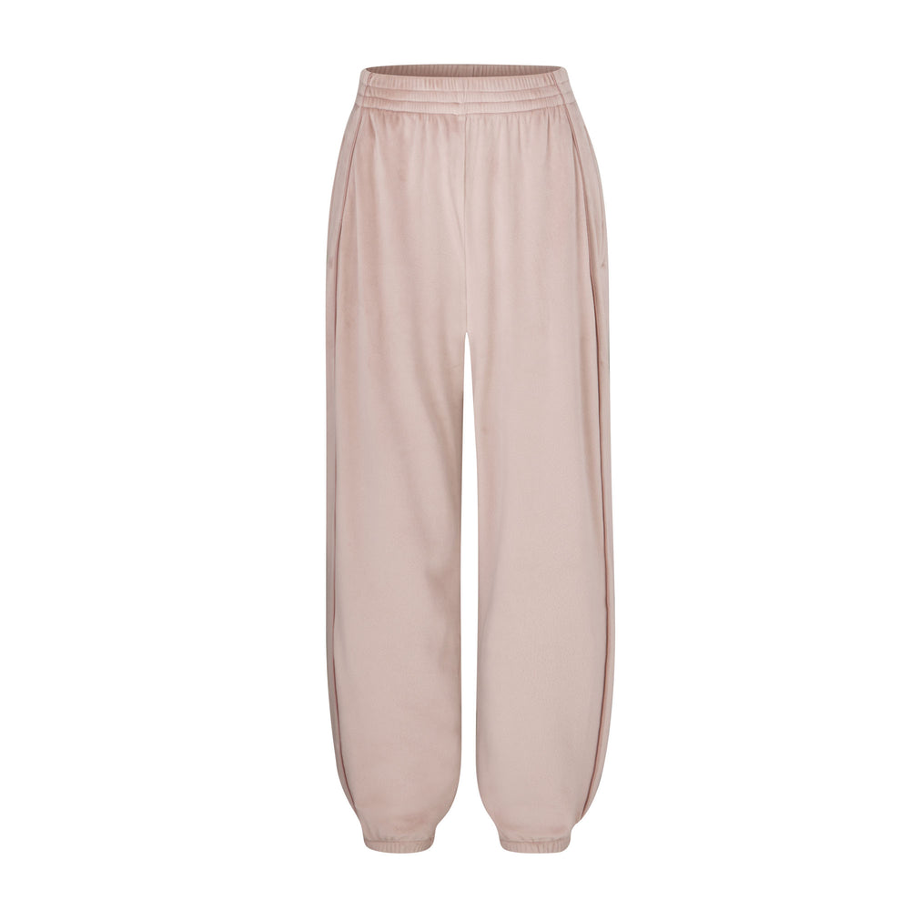 Skims VELOUR OVERSIZED Joggers Svetlo Ruzove | WXLH-48196