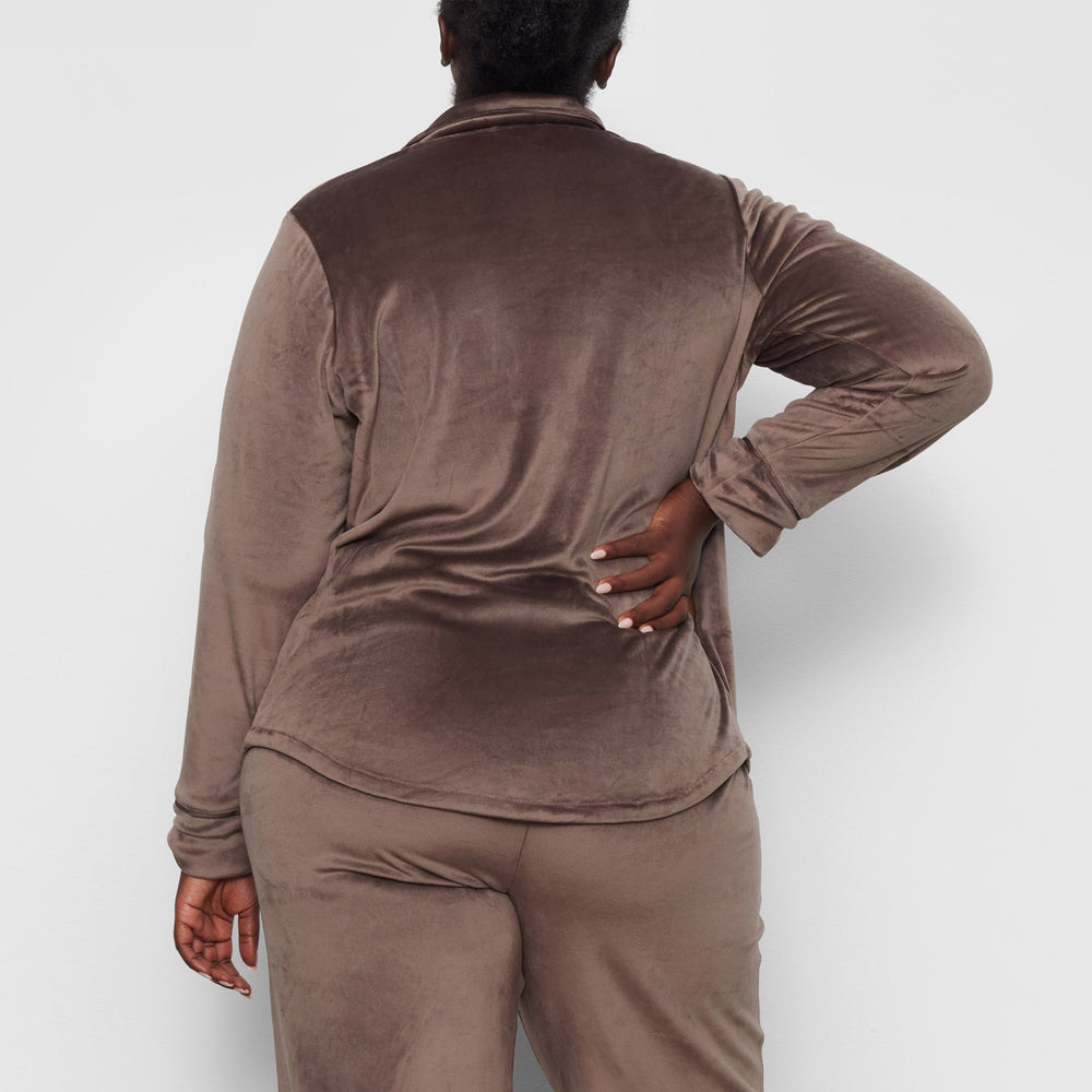Skims VELOUR Sleep Set Nachový Siva | KGFT-13267