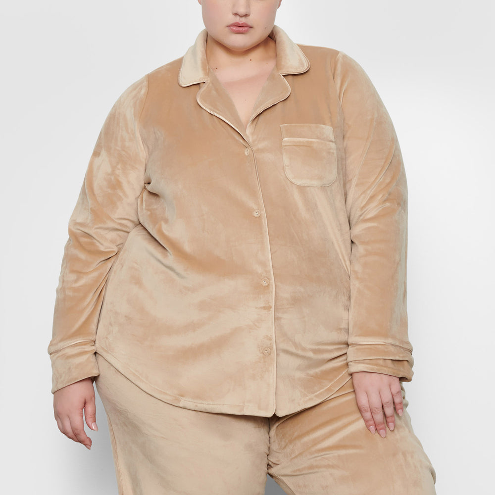 Skims VELOUR Sleep Set Oranžové | IZEH-32641