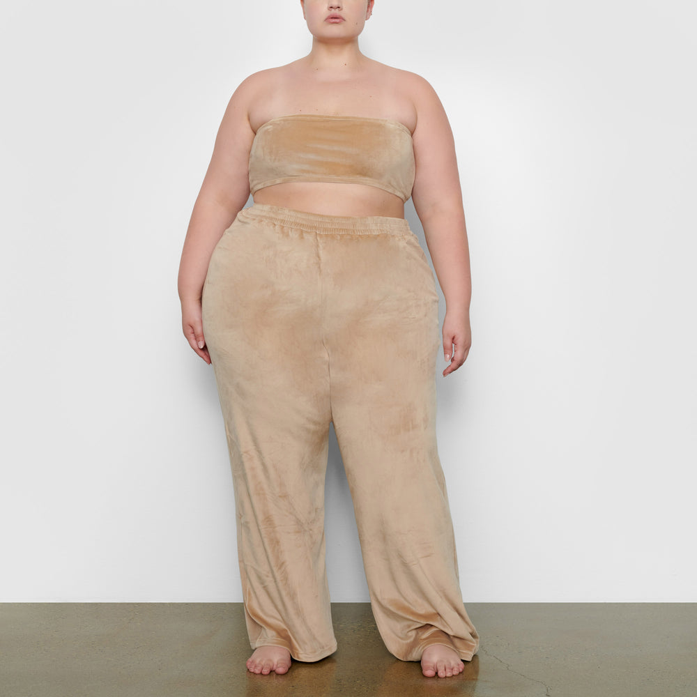 Skims VELOUR WIDE LEG Nohavice Oranžové | BIAN-39481