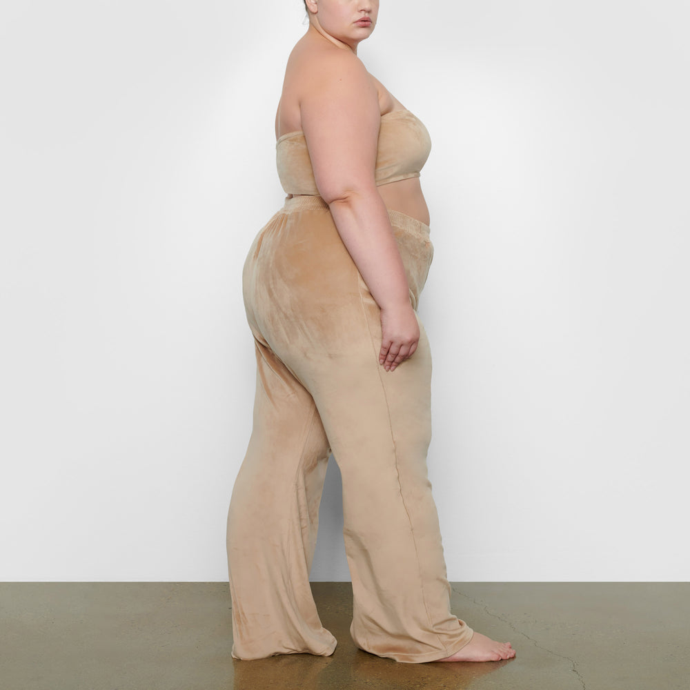 Skims VELOUR WIDE LEG Nohavice Oranžové | BIAN-39481
