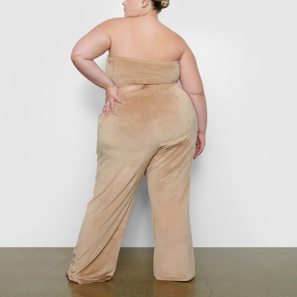 Skims VELOUR WIDE LEG Nohavice Oranžové | BIAN-39481