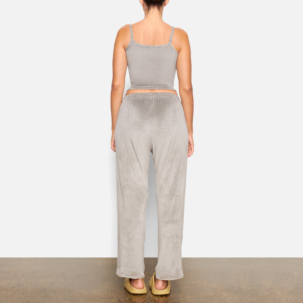 Skims VELOUR WIDE LEG Nohavice Siva | KBHJ-09718
