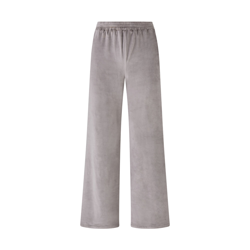 Skims VELOUR WIDE LEG Nohavice Siva | KBHJ-09718