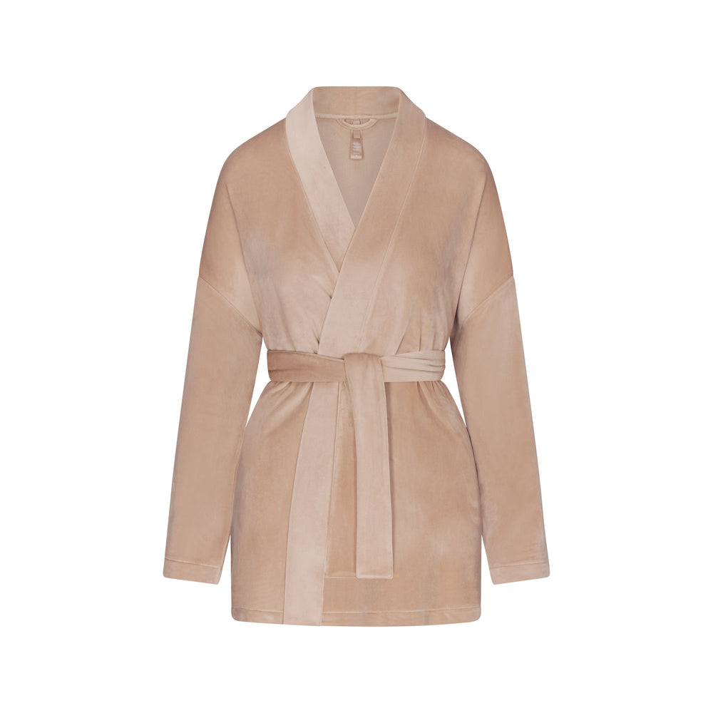 Skims VELOUR WRAP Sleep Set Oranžové | CLZE-85679