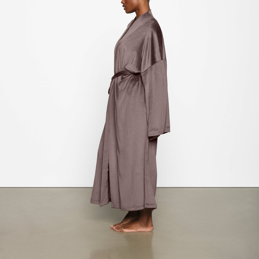 Skims VELOUR WRAP Župan Nachový Siva | LCFB-49530