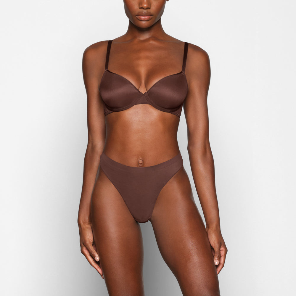 Skims WEIGHTLESS Demi Bra Čokoláda | ATEO-61034