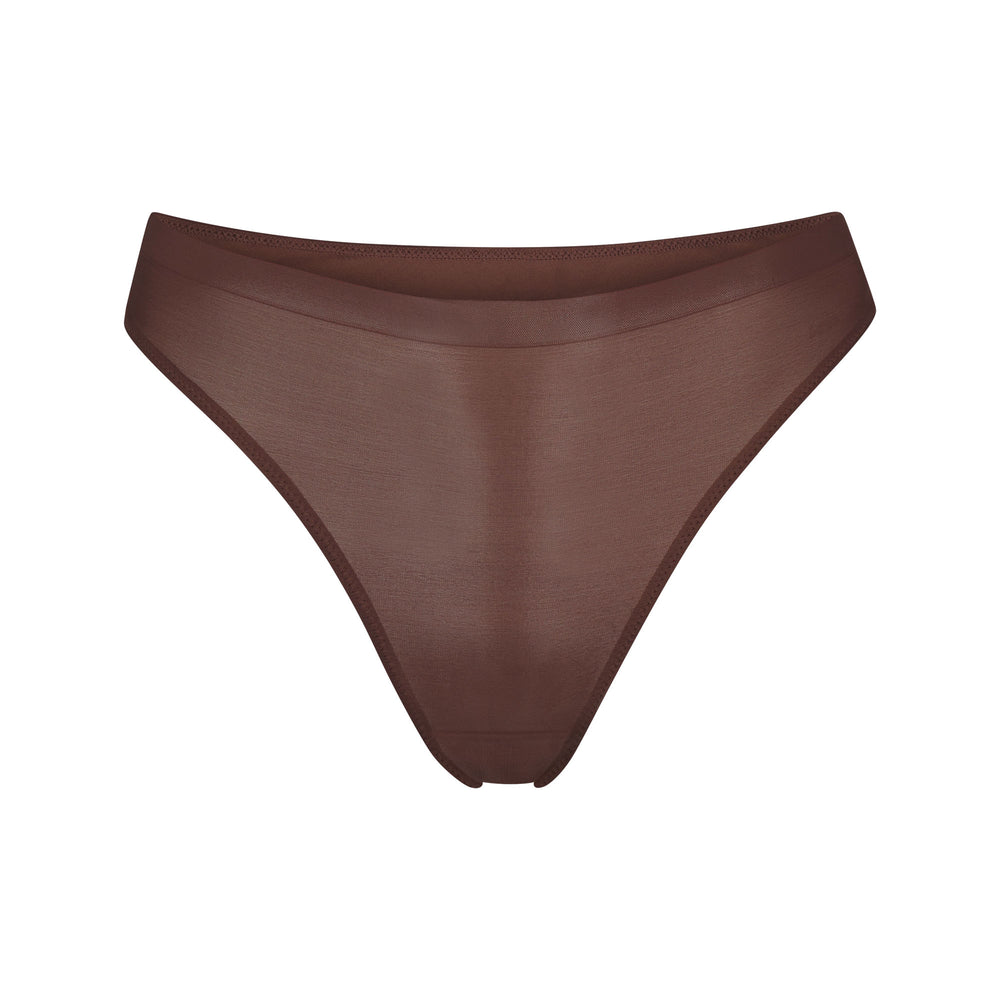 Skims WEIGHTLESS Thong Čokoláda | SAIG-45317