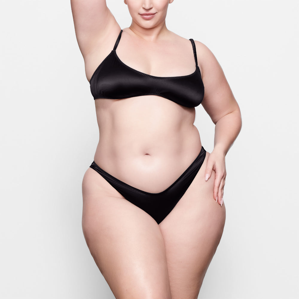 Skims WOVEN SHINE Bikini Čierne | CXHN-05789