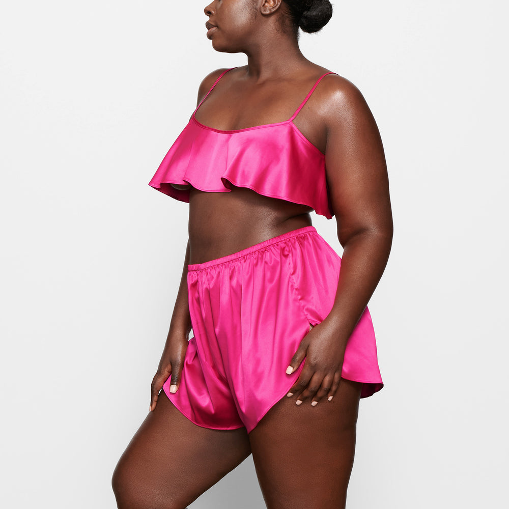 Skims WOVEN SHINE Cami Ruzove | MOSC-05984
