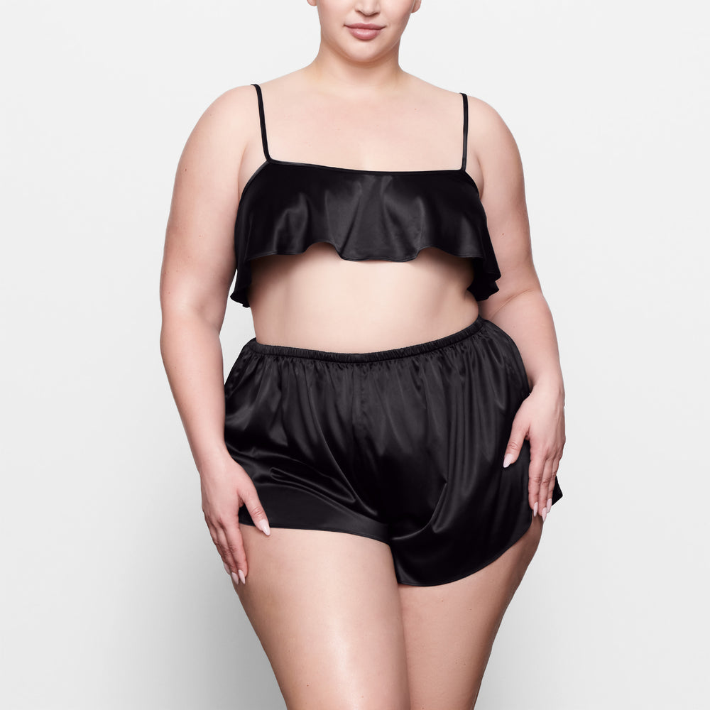 Skims WOVEN SHINE Kratasy Čierne | SAFN-67394