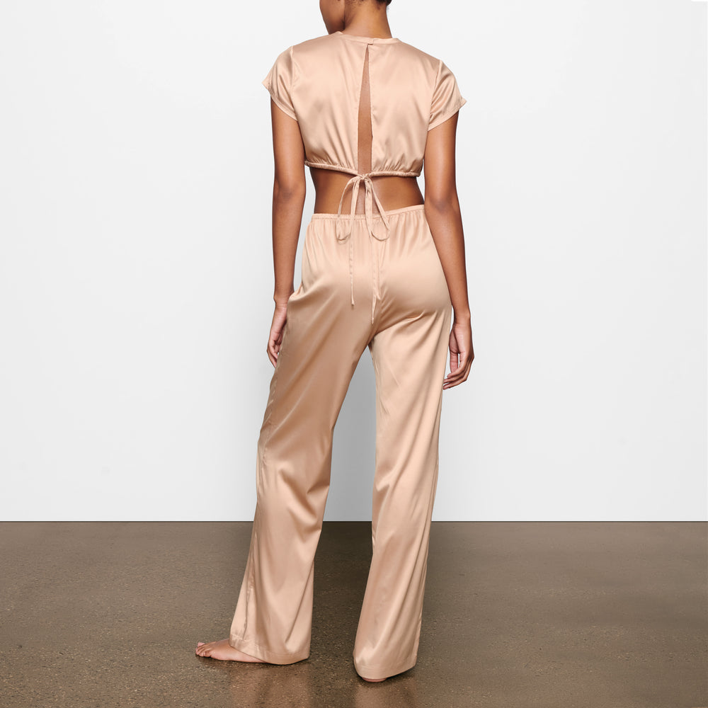 Skims WOVEN SHINE Nohavice Ruzove | AFON-10524