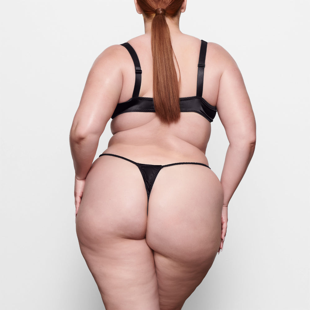 Skims WOVEN SHINE Underwire Bra Čierne | EQGK-92183