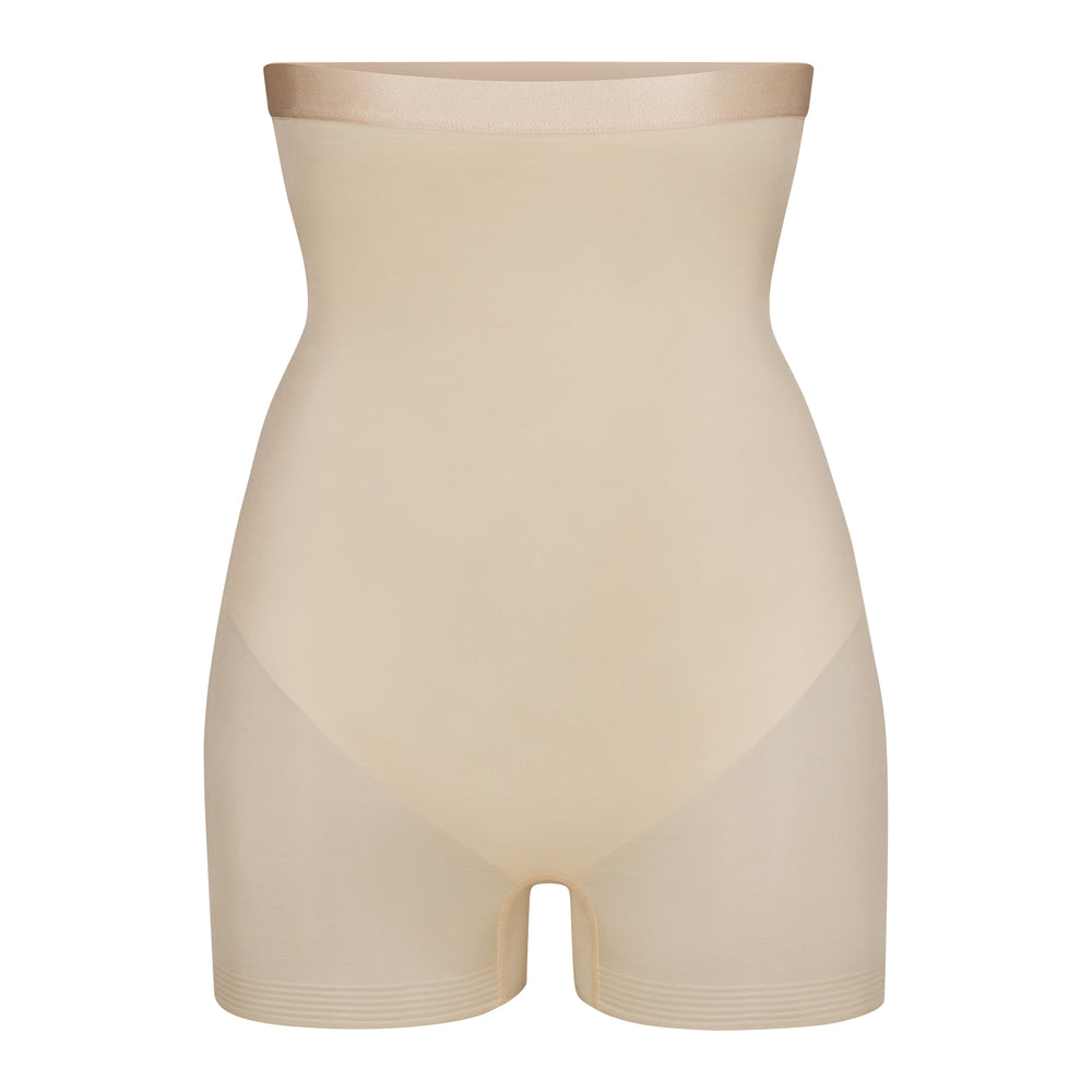 Skims BARELY THERE HIGH WAIST Kratasy Hnede | PMXN-28740