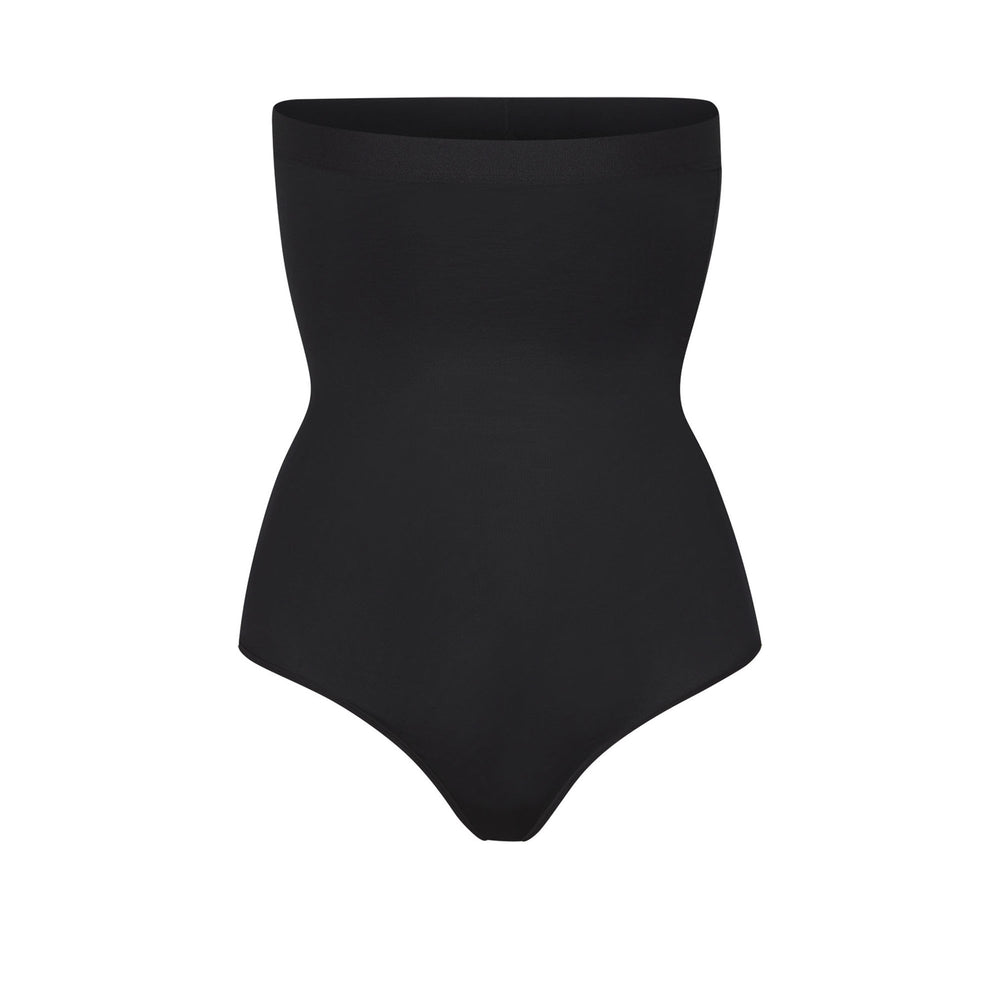 Skims BARELY THERE HIGH WAIST Thong Čierne | VYJO-78463