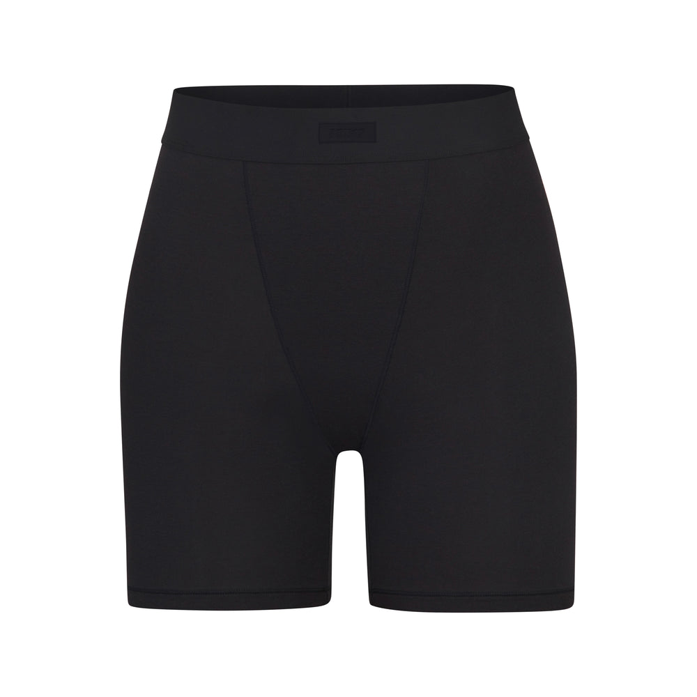 Skims BOYFRIEND Boxer Shorts Čierne | QFNZ-60927