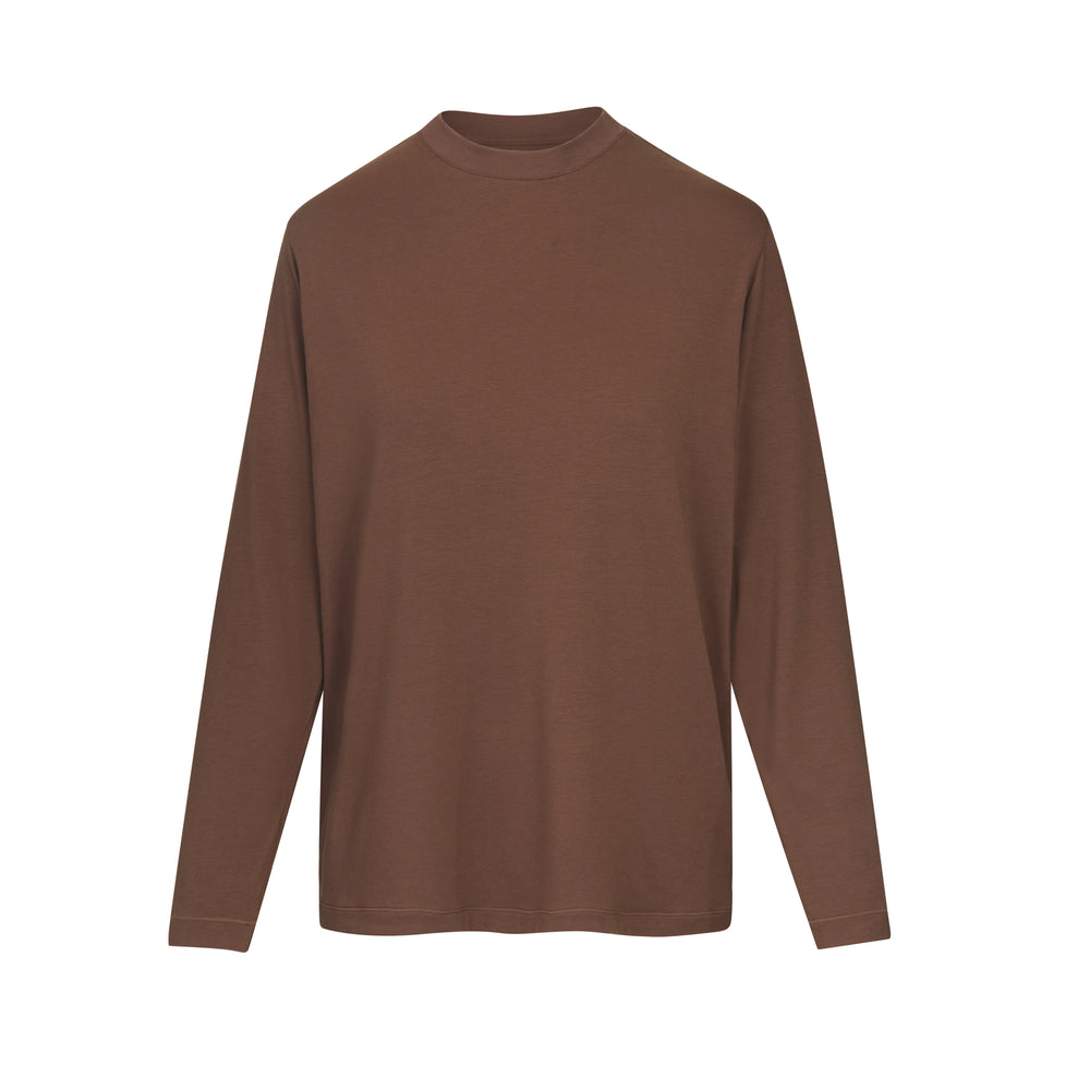 Skims BOYFRIEND LONG SLEEVE T-shirt Marhule | EYCP-65204