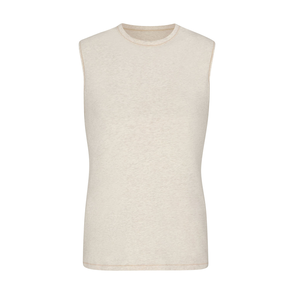 Skims BOYFRIEND MUSCLE Tank Biele | RTSV-32478