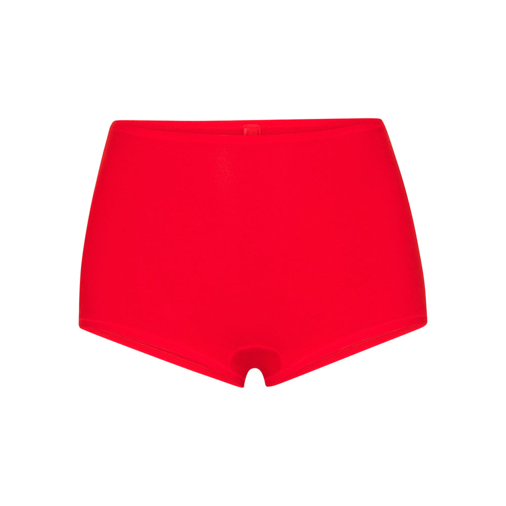 Skims COTTON JERSEY Boy Short Červené | VJNP-02658