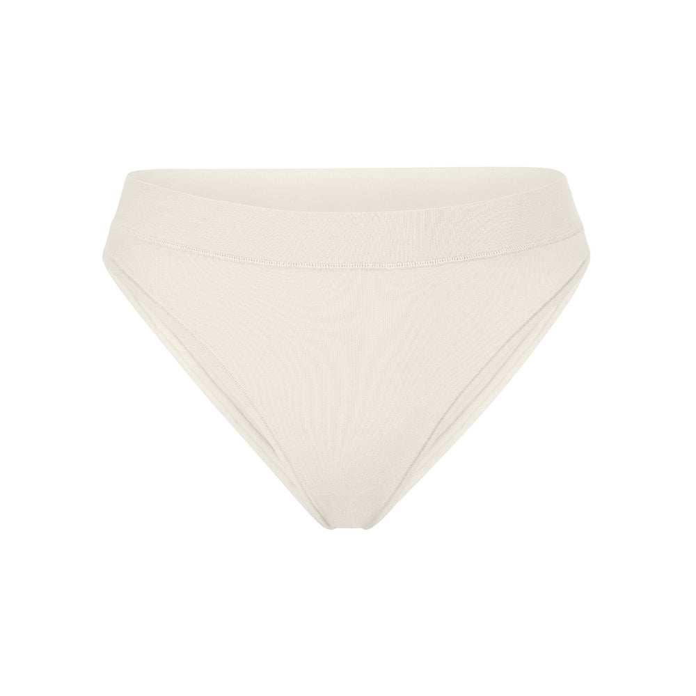Skims COTTON JERSEY CHEEKY Tanga Biele | ULVZ-73485