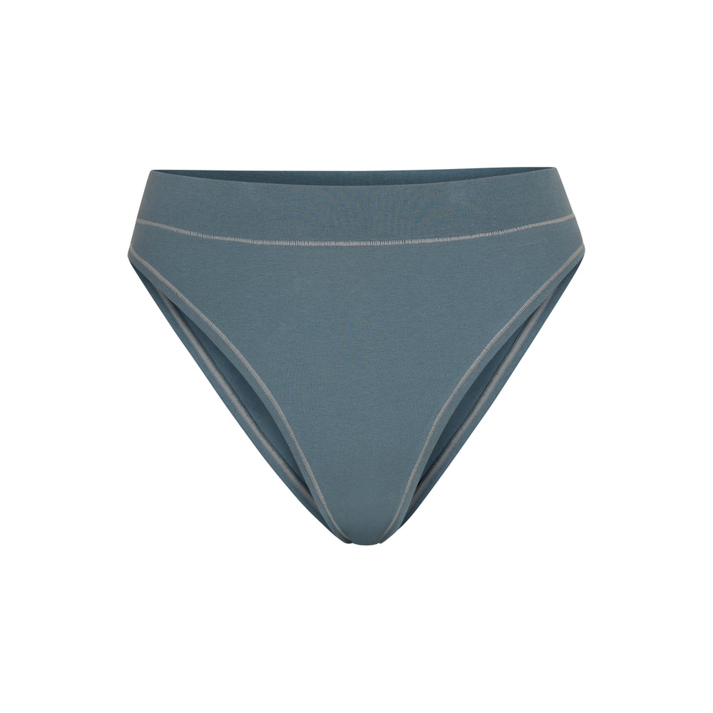 Skims COTTON JERSEY CHEEKY Tanga Modre | OKMQ-95137