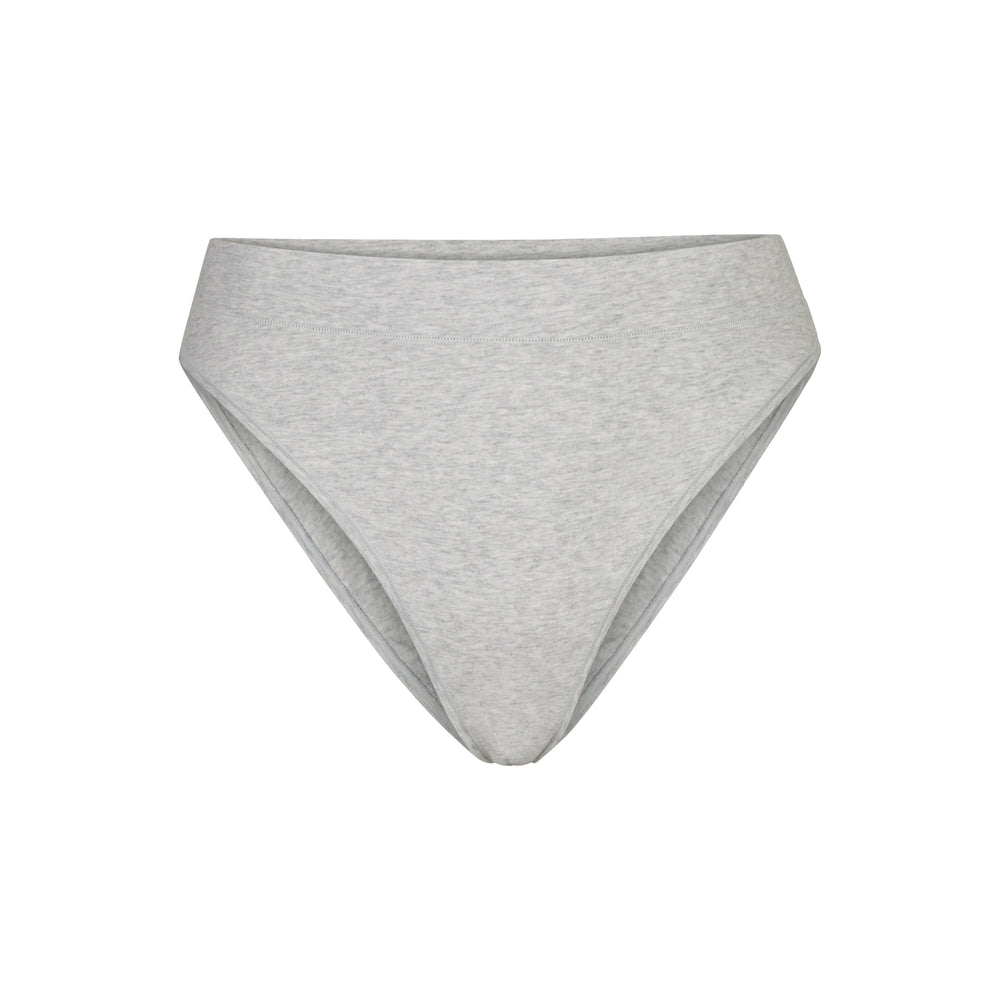 Skims COTTON JERSEY CHEEKY Tanga Svetlo Siva | RWUD-59721