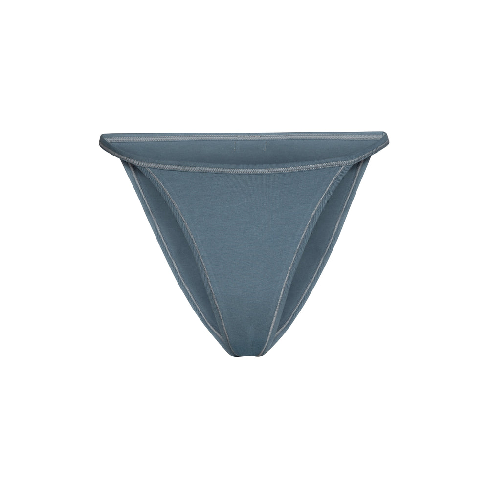 Skims COTTON JERSEY STRING Bikini Modre | WNDO-06821