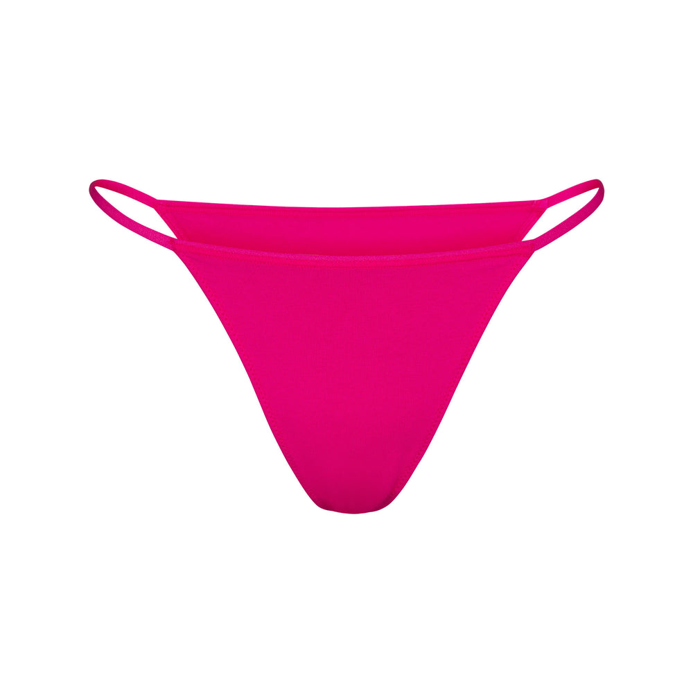 Skims COTTON JERSEY STRING Bikini Ruzove | ZKIA-45728