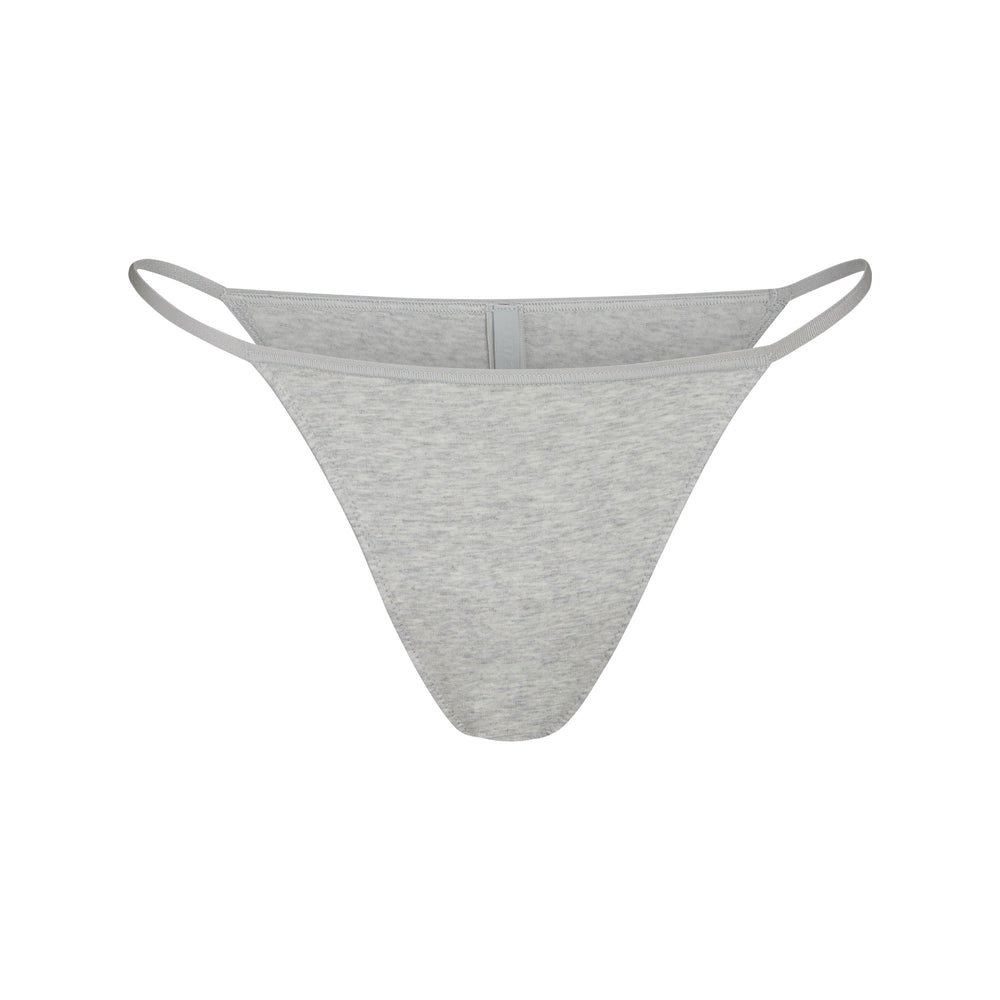 Skims COTTON JERSEY STRING Bikini Svetlo Siva | BKEP-48670