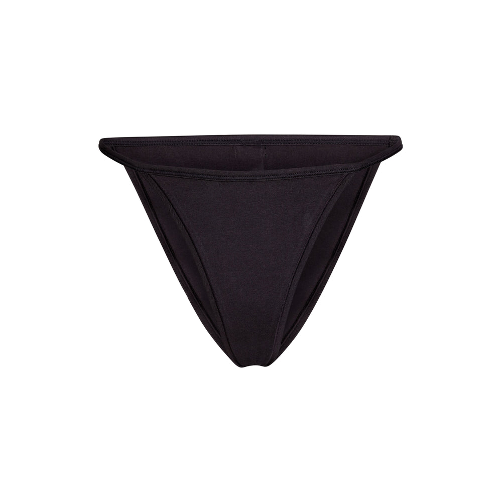 Skims COTTON JERSEY STRING Bikini Čierne | VDTC-52719