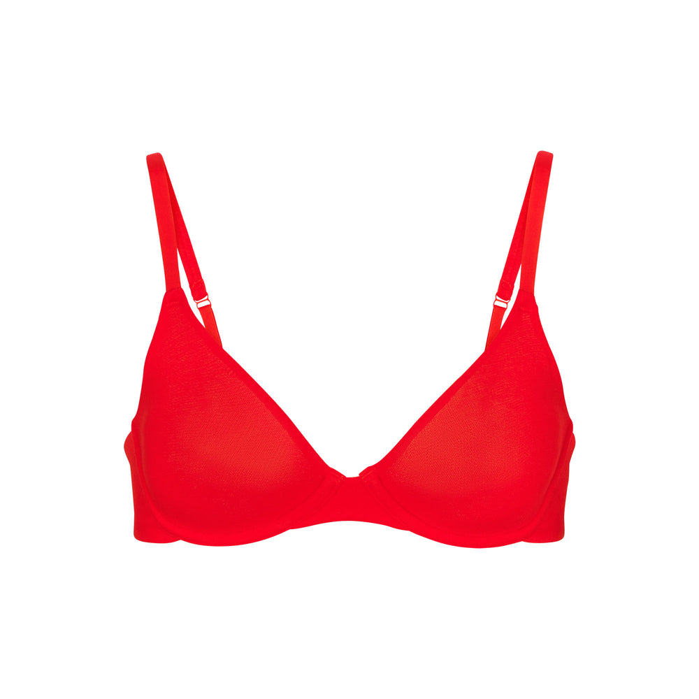 Skims COTTON JERSEY T-shirt Bra Červené | PDCW-34520