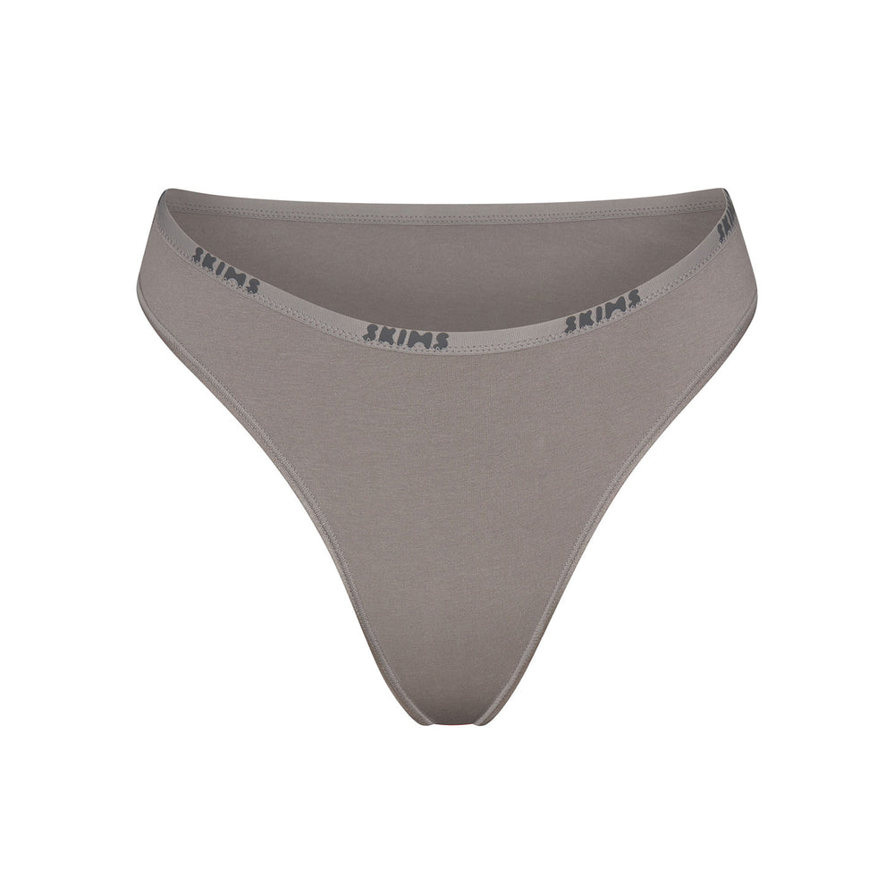 Skims COTTON LOGO HIGH LEG Bikini Siva | SJFW-89140
